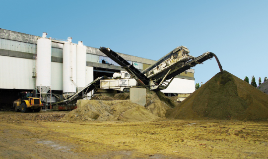 Machine DEVAREM 1000 - Plateforme de recyclage des déblais issus des chantiers du BTP